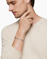 Spiritual Beads Cushion Bracelet in Sterling Silver, 4mm